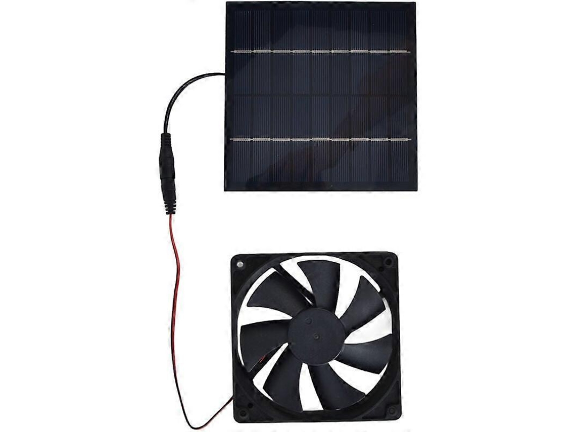 Kit Extrator De Ar Solar De 10 W Com Painel Solar À Prova Dágua Para Galinheiros E Estufas. Olysi Shop