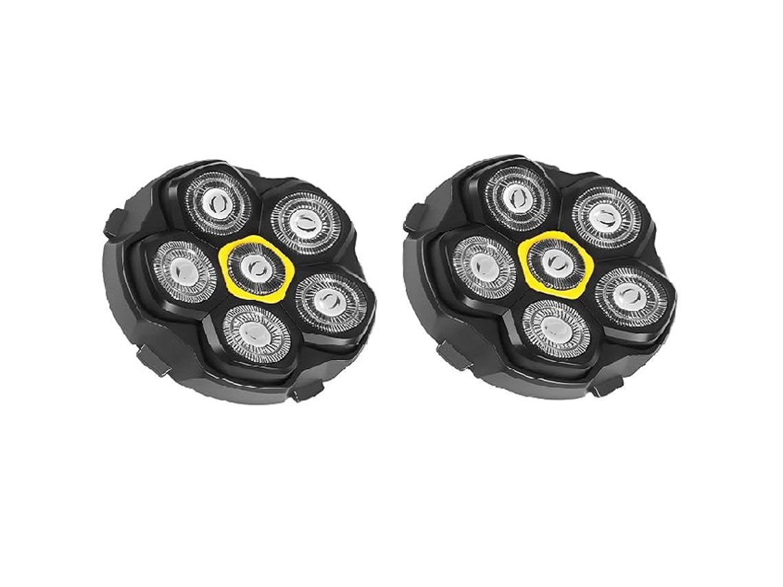 Pack 2 Cabeças Magnéticas 6d Para Barbear