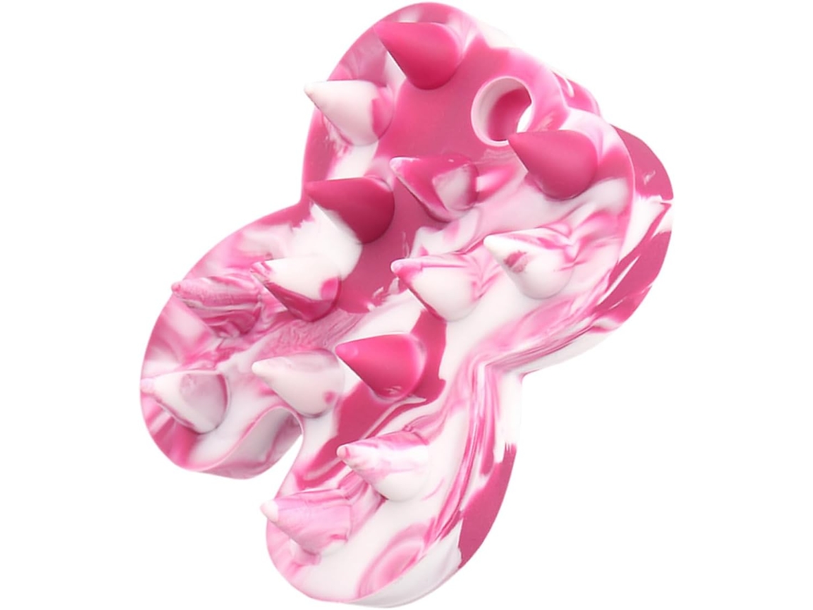 Escova De Banho Esfoliante Homoyoyo Para Corpo E Cabelo, Pequena Escova De Silicone Para Chuveiro, Massageador Capilar