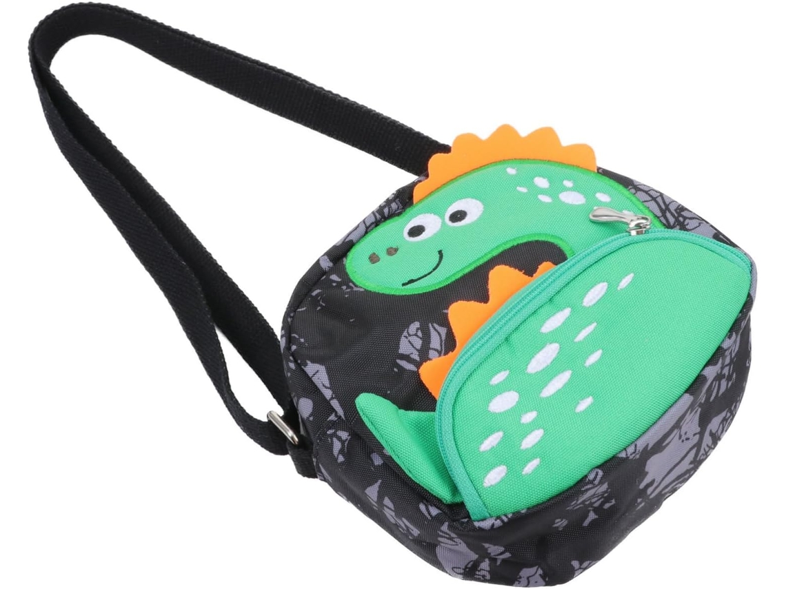 Bolsa Oxford Unissex, Estilo Transversal, Com Estampa De Dinossauro, Resistente E Prática.