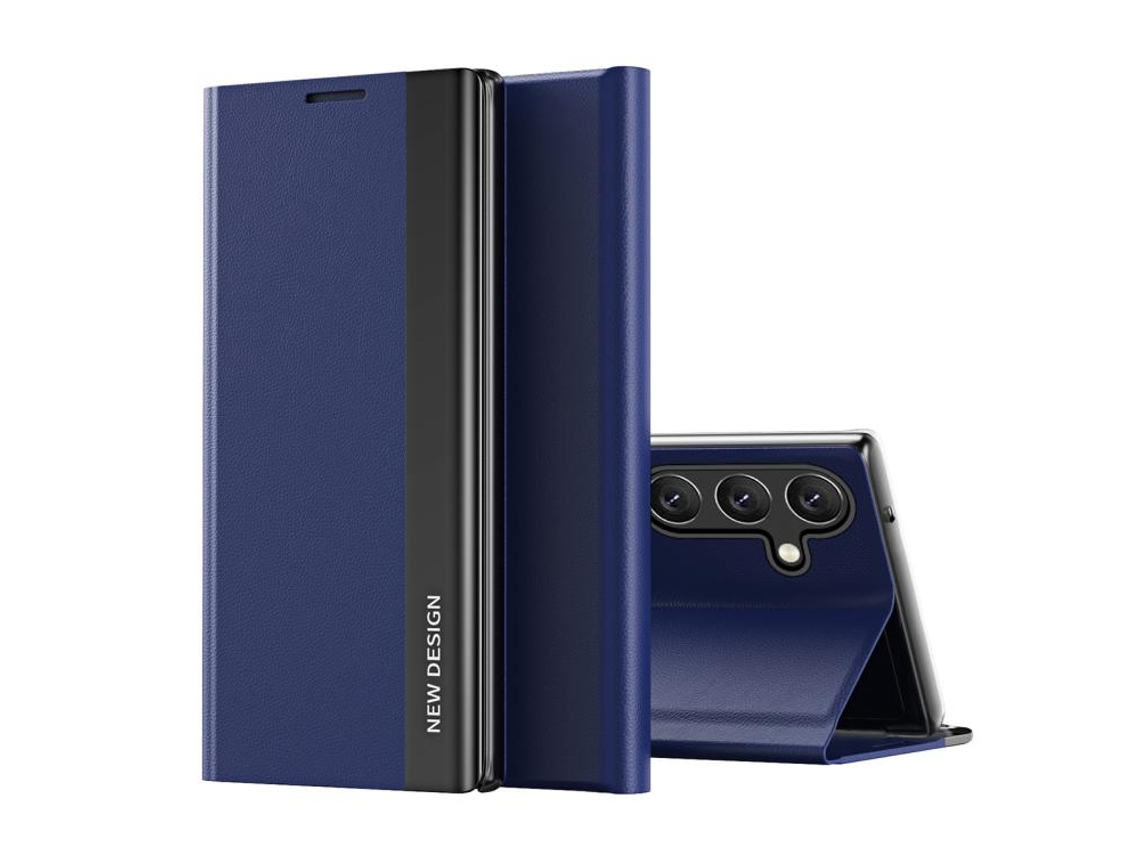 Capa Para Samsung Galaxy A37, Capa Flip Em Couro Pu (azul Escuro) Digitallab