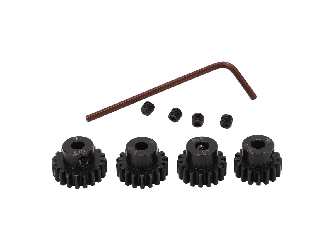 Mali conjunto de Engrenagens Pinion de Motor Rc 16t 19t Aço Cromo Moliébdeno para Carro Rc 1/8 5.0mm Eixo
