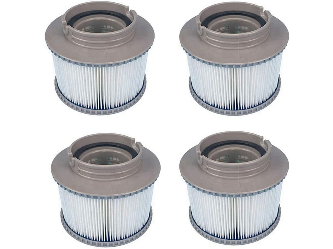 Cartuchos De Filtro De Reposição Para Todos Os Modelos De Spas Whirlpool Mspa Com Malha (4 Unidades)