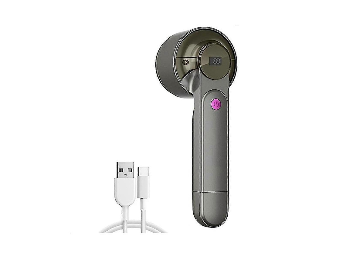 Removedor De Fiapos E Bolinhas Recarregável Para Tecidos, Com Visor Digital De Led. Remove Fiapos E Bolinhas De Roupas. Nostalgia88