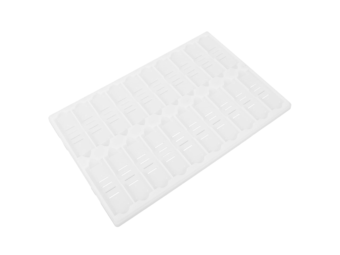 Suporte Para Lâminas De Microscópio Com 20 Compartimentos, Em Plástico