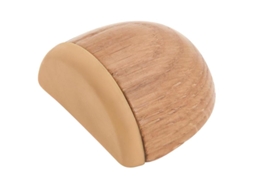 Tope puerta WOLFPACK LINEA PROFESIONAL adhesivo madera 1/2 luna roble (caja de 25 unidades)