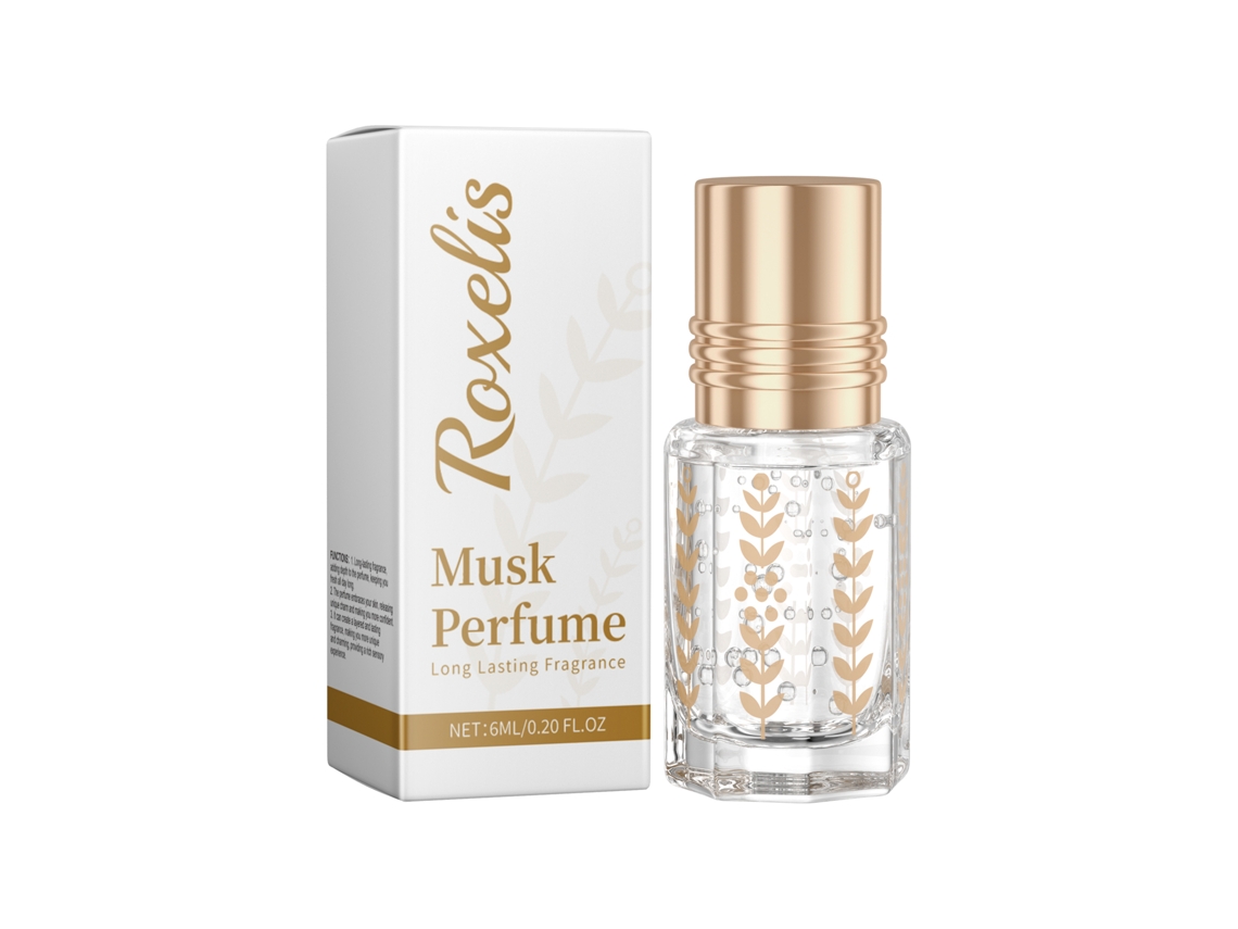 Perfume Roxelis Musk da LAXISCREED, Eau de Toilette Floral e Fresh, Rollerball Compacto