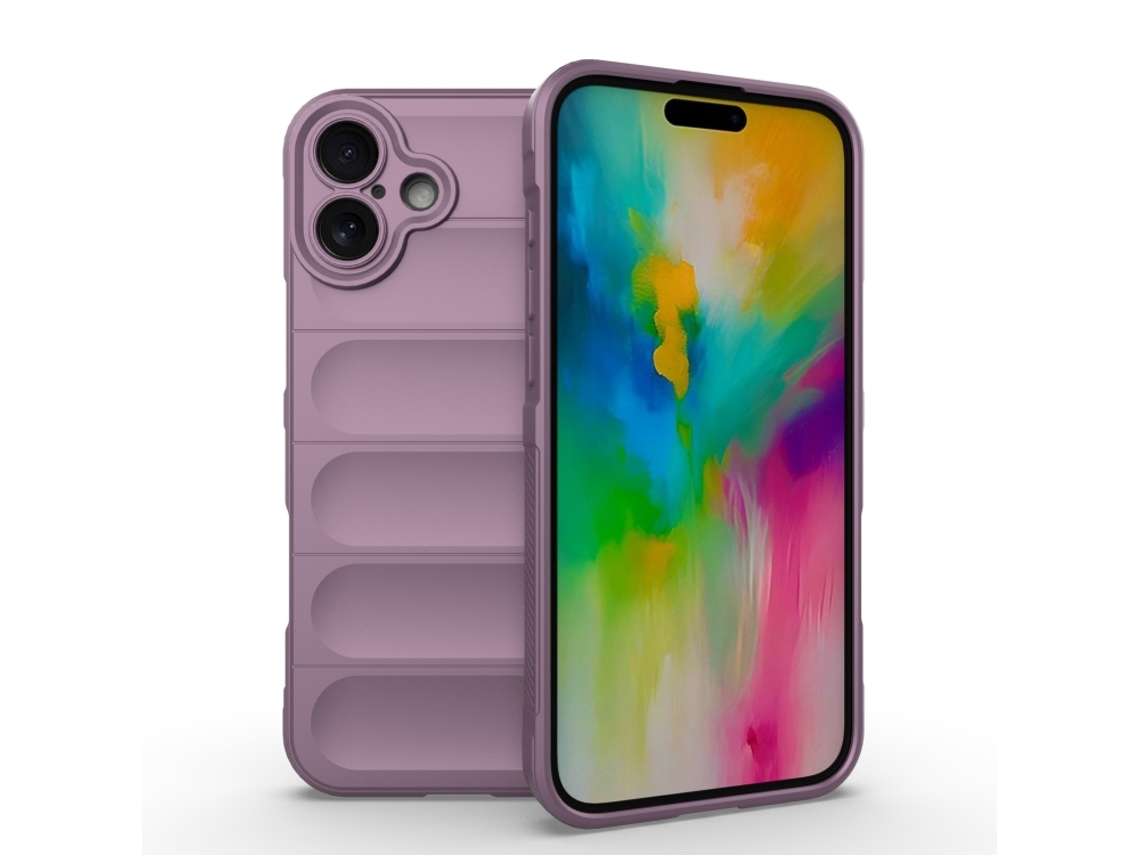Capa Magic Shield Para Iphone 16 Plus - Tpu Com Forro Aveludado E Proteção Anti-quedas