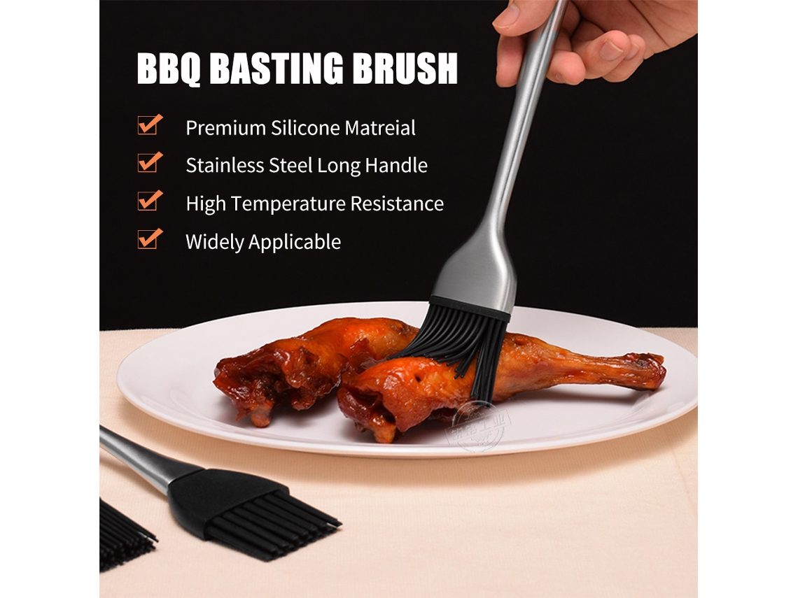 Pincel Silicone Resistente Ao Calor Para Churrasco E Cozinha