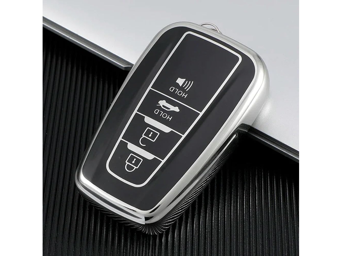 Capa Protetora De Tpu Para Chave Carro Corolla Prius Camry Chr C Hr Rav4 Altis Land Cruiser Prado Acessórios Chaveiro