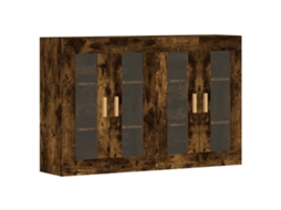 Wall Mounted Cabinet, Wall Mounted Cabinets Vidaxl Marrom Madeira Processada (n/a)