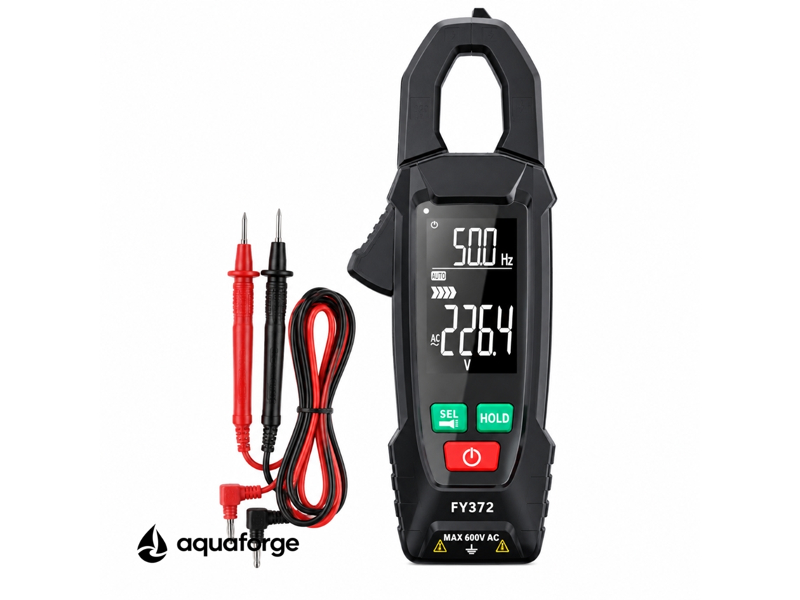 Multímetro Digital Aquaforge Fy372, Escala Automática, 200a