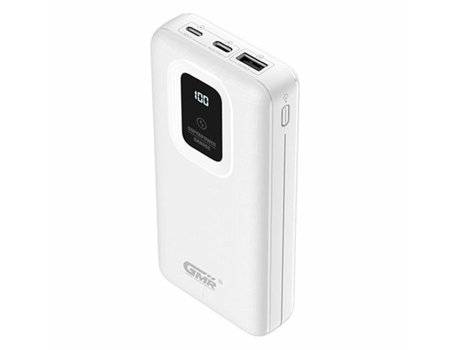 Power Bank Recarregável Usb-C GOMS Branco