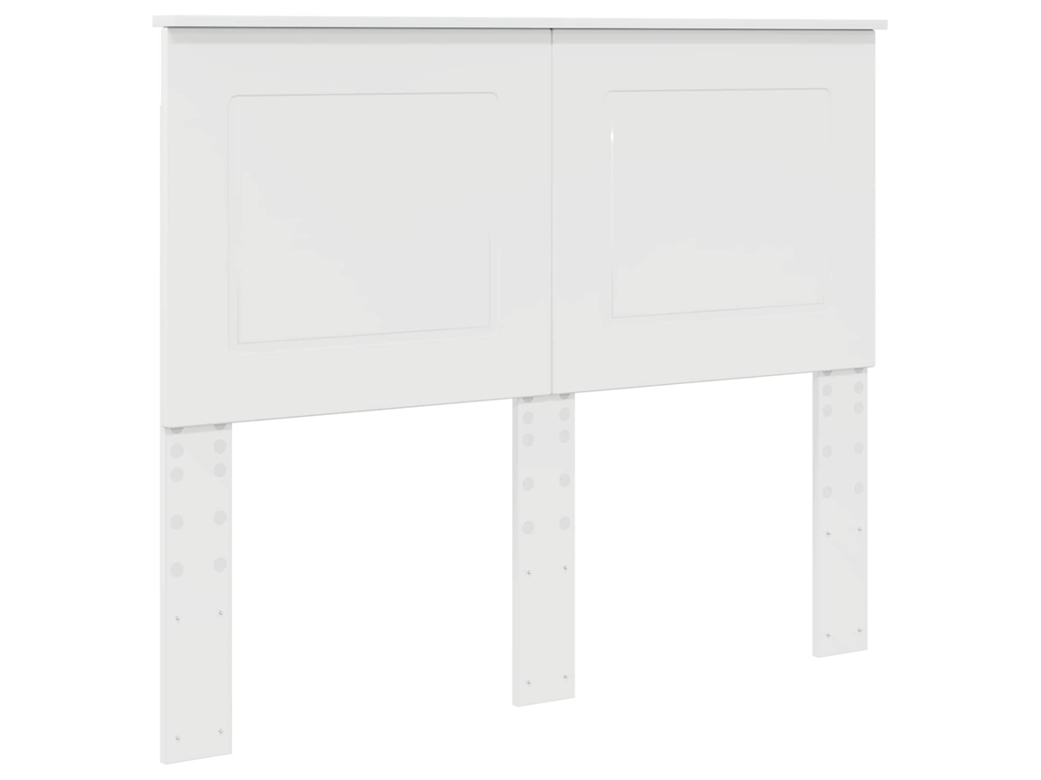 Cabeceira Branco Brilhante 135 Cm Madeira Processada MAISON EXCLUSIVE