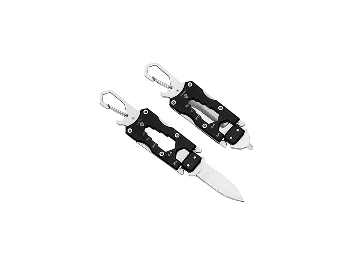 JILLIOPER Chave De Fenda Com Fenda, Ferramenta Multifuncional, Kit De Sobrevivência Para Atividades Ao Ar Livre Com Estrutura Em Aço Inoxidável E Opção De Cabo