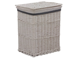 Laundry Basket, Laundry Baskets Vidaxl Branco Vime (n/a)