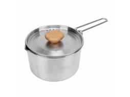 Panela de Camping Inox 304 Portátil para Picnic 1l