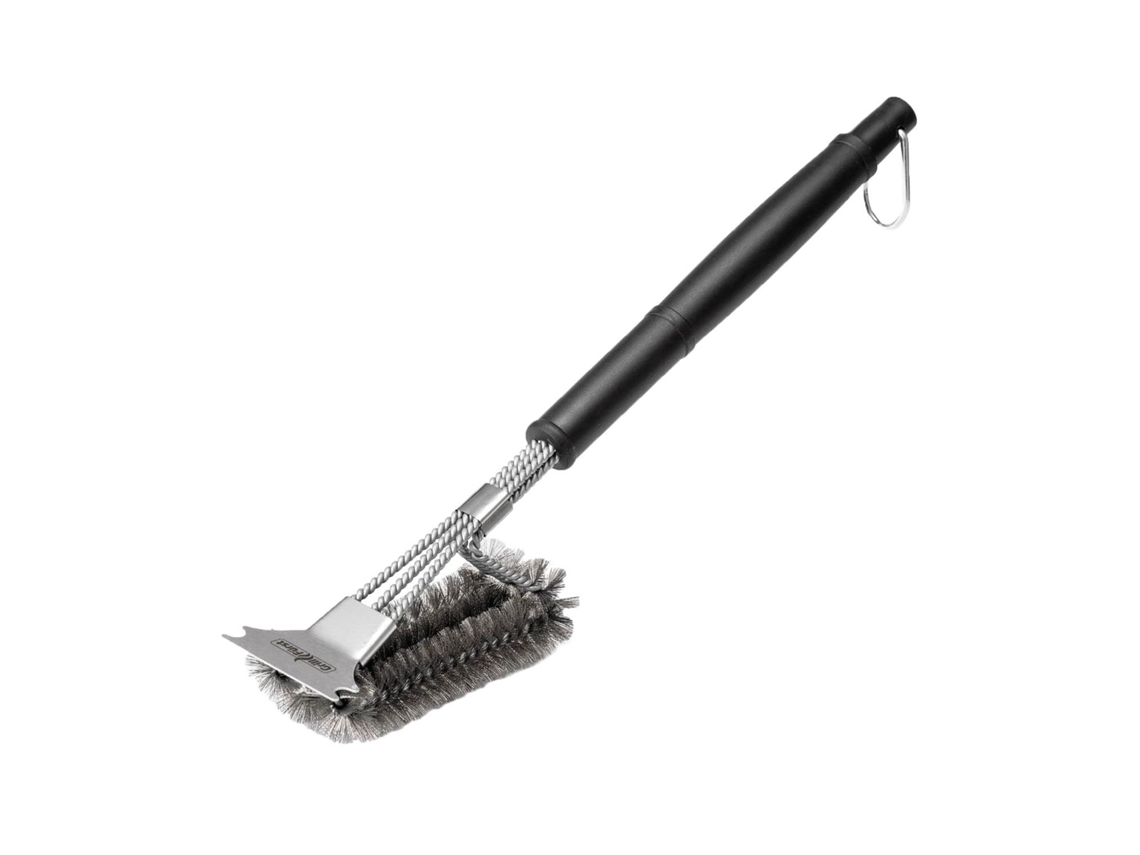 Escova de Limpeza para Grelha, com Raspador, Aço Inoxidável, 45 Cm AQUAFORGE