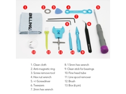 Kit Ferramentas Manutenção Molinete Pesca 13pcs
