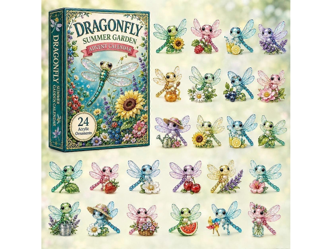 Calendário De Advento Com 24 Compartimentos Numerados