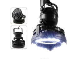 Lanterna Led Portátil Multifuncional Para Acampamento, Ventilador De Teto Com 18 Leds Para Acampamento Ao Ar Livre, Caminhadas, Pesca. Olysi Shop