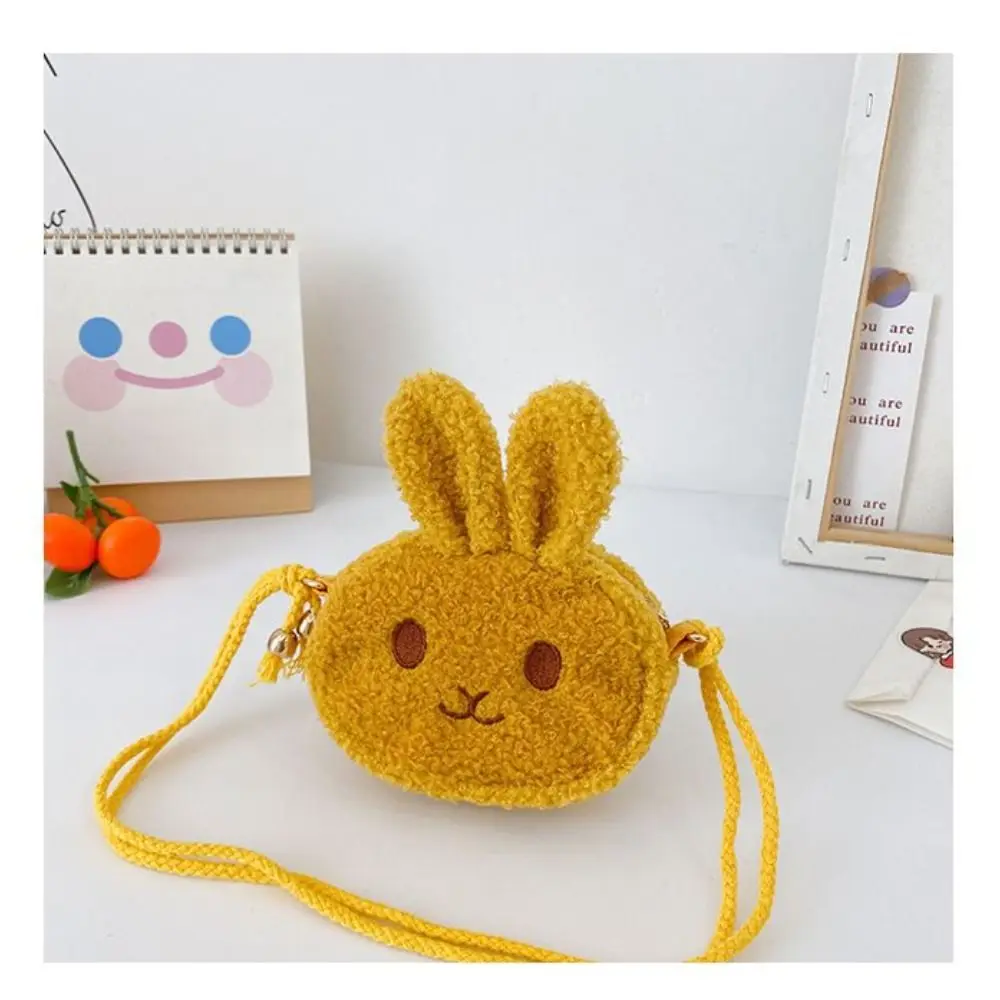 Bolsa Carteira de Ombro de Coelho para Presente de Ano Novo com Desenho Animado MDUG (amarelo)