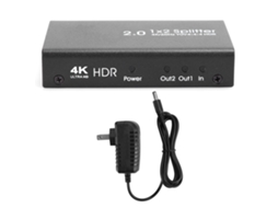 Divisor Hdmi (suporta 4k Hd, 1 Entrada-2 Saídas)