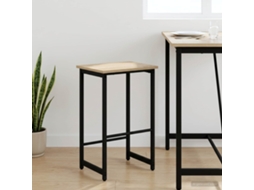 Vidaxl Banco De Bar Carvalho Sonoma 40 X 32 X 64 Cm