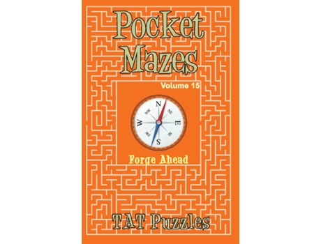 Livro Pocket Mazes - Volume 15 de Tat Puzzles (Inglês)