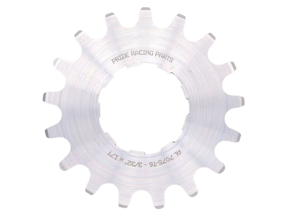 Roda Dentada em Aço Inoxidável PRIDE RACING Spiral V2 Al 7075