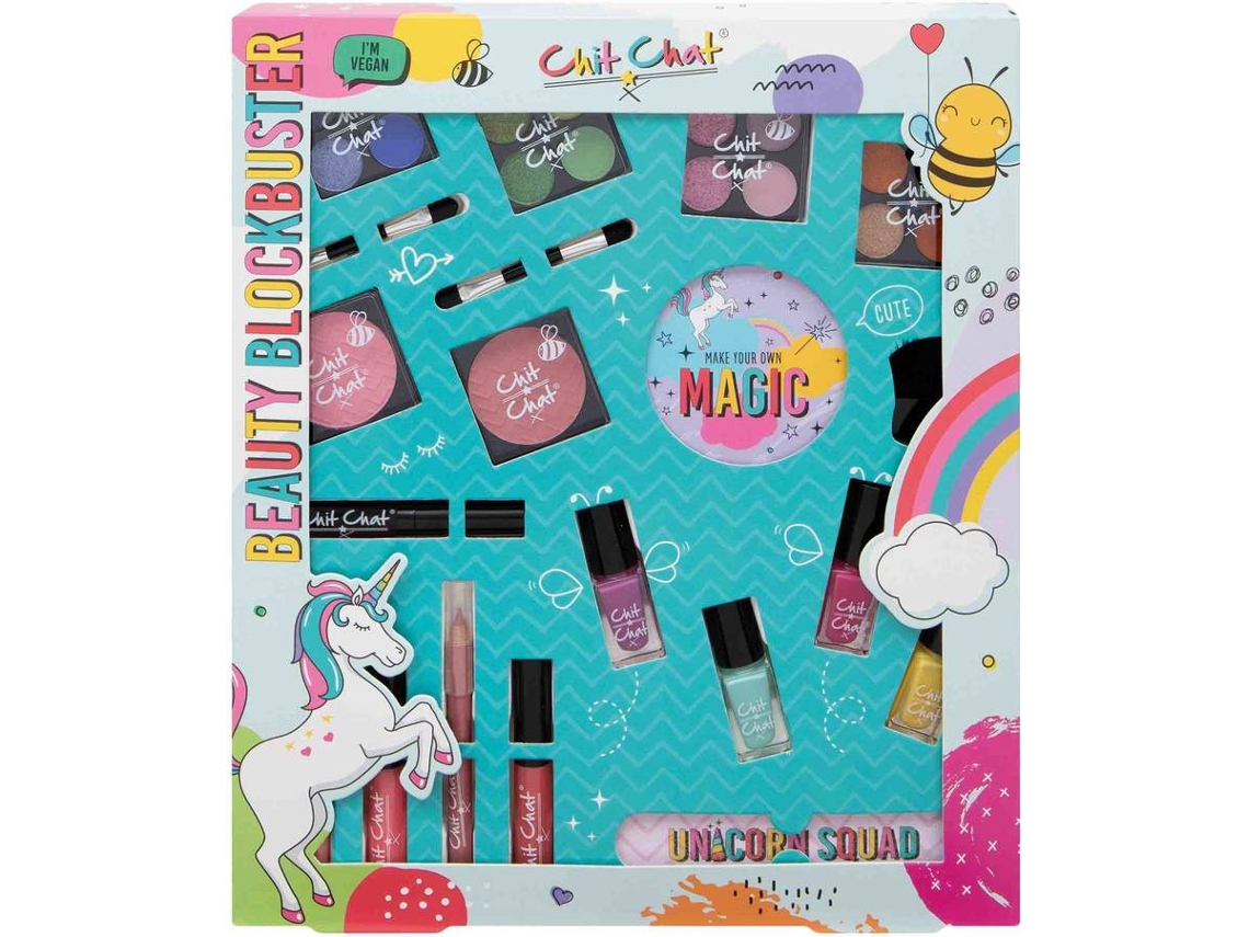 Conjunto de Maquilhagem CHIT CHAT Beauty Blockbuster (20 peças)