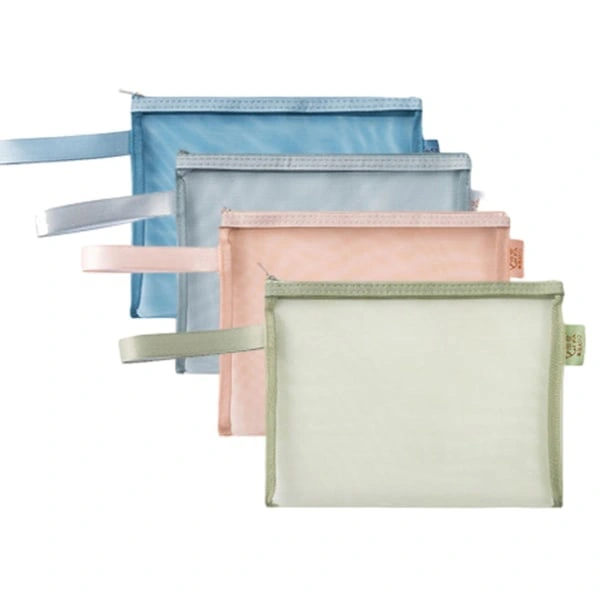 Bolsa de Malha com Zíper, Feita de Nylon Leve com Tela Transparente BRILVIBERA