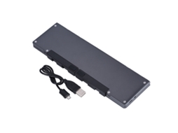 Teclado Sem Fio Bluetooth Dobrável Portátil Com Suporte Dobrável E Touchpad Para Ios/android/wins Aquaforge