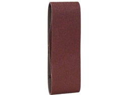 Conjunto de 3 Cintas de Lixa BOSCH para Lixadeira de Rolos - Qualidade Vermelho G= 60 - 80 - 100