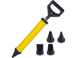 Pistola de argamassa manual com bomba, aspersor de concreto e 4 bicos de contenção, ferramentas leves e duráveis para bricolagem.