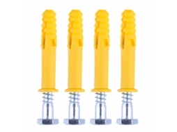 Parafuso Auto perfurante 100mm com Plug para Parede | S/MARCA