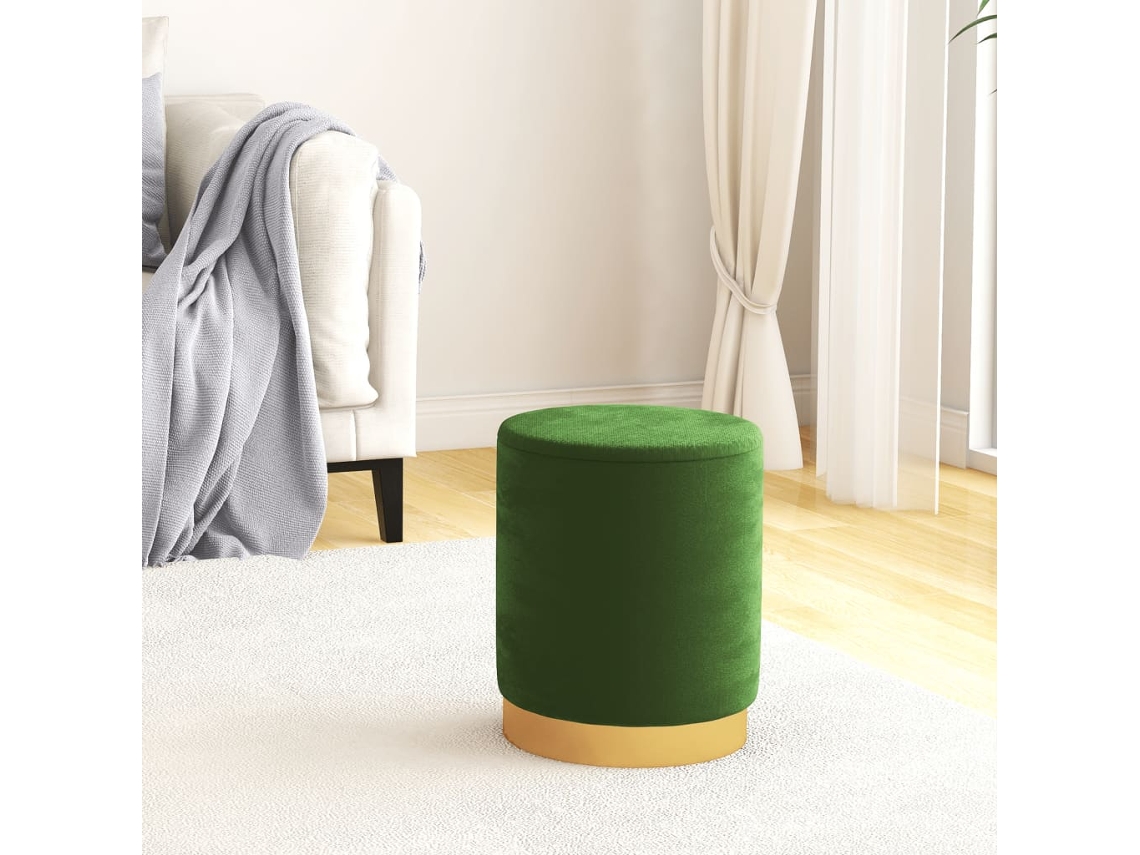 Hocker, Hockers Vidaxl Verde Veludo (n/a)