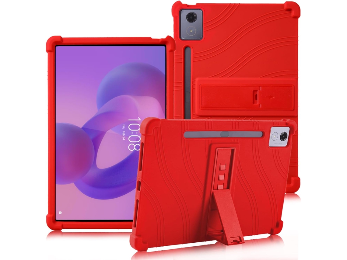 Capa ZRUXE para Lenovo Idea Tab Pro 12.7'' 2025 em silicone com suporte e porta caneta | ZRUXE
