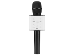 Microfone Sem Fio Bluetooth com Pen Drive Q7 EOOCOO