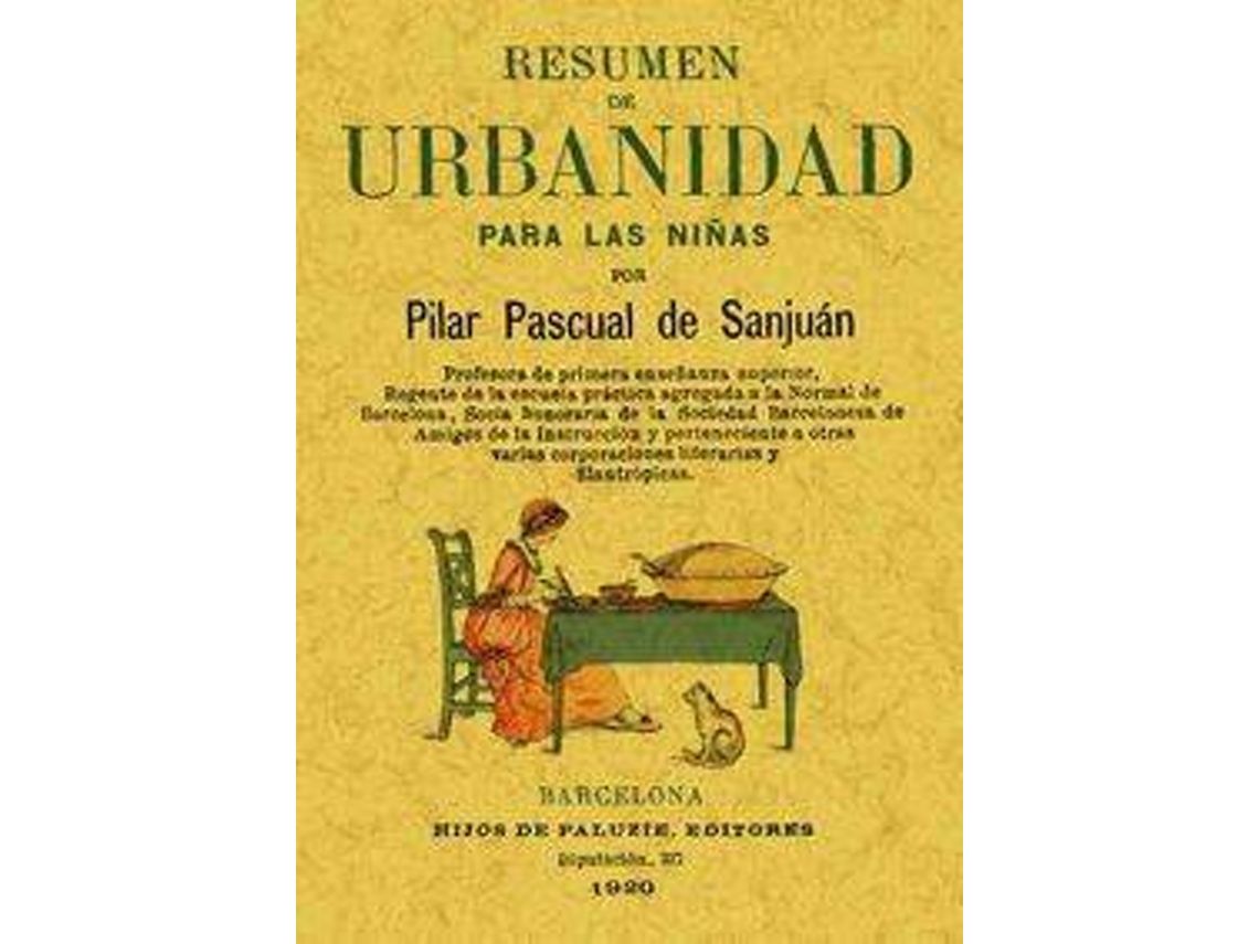 Livro Resumen de urbanidad para las niñas de Pilar Pascual de San Juan (Espanhol)
