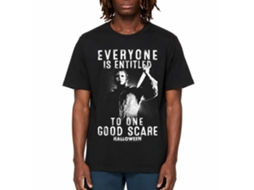 Rockinstone Halloween One Good Scare Black Adult T-shirt Size:l