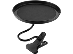 Suporte Para Bandeja De Alimentos Para Carro Com Clipe Giratório Flexível E Porta-copos.