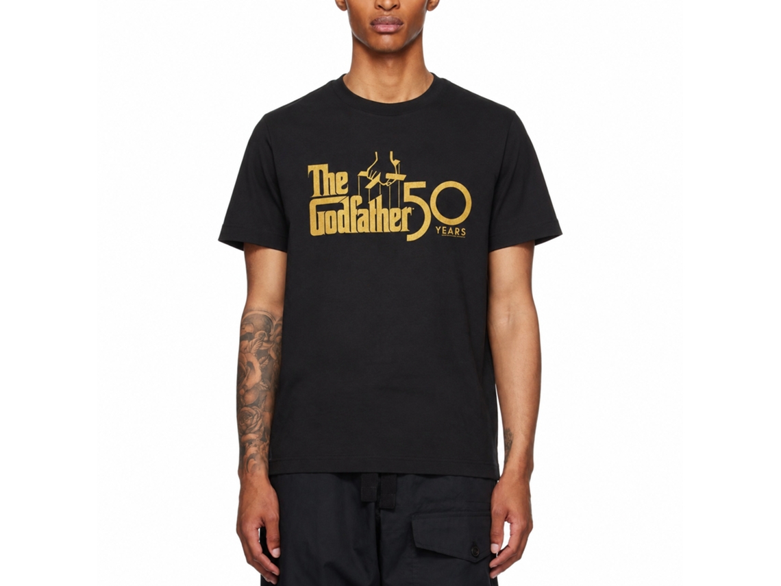 Rockinstone Godfather 50 Years Black Adult T-shirt Size:xxl