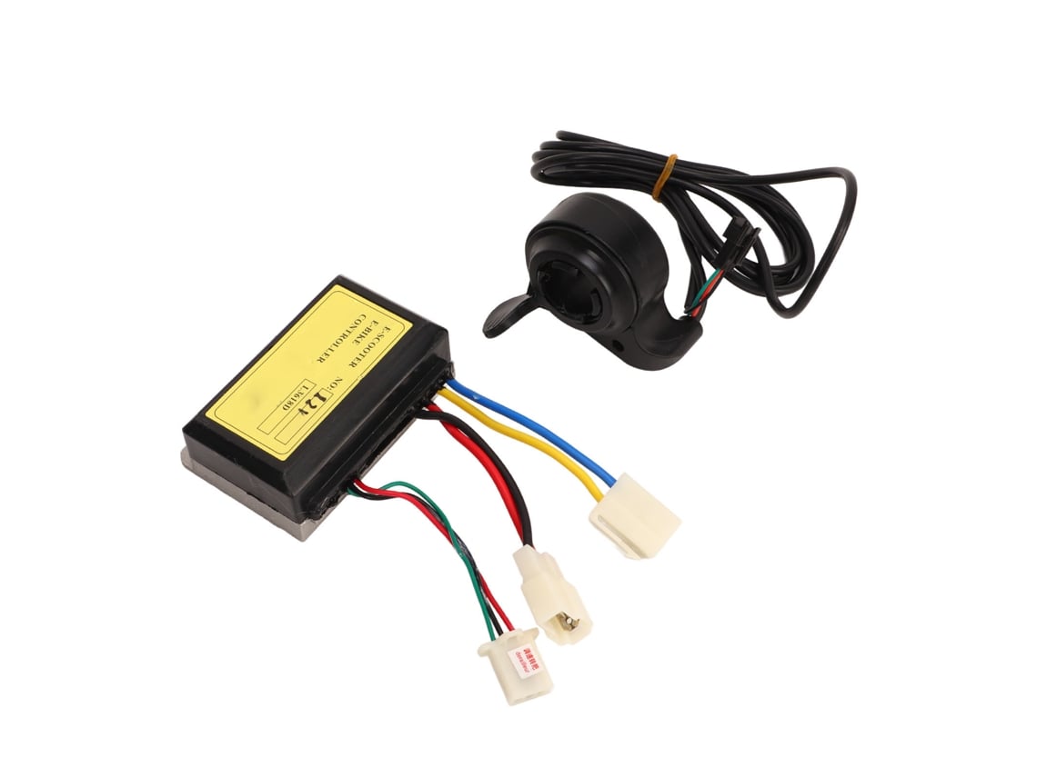 Kit controle de velocidade para motor DC 12V 250W com acelerador para moto, scooter, triciclo elétrico | S/MARCA