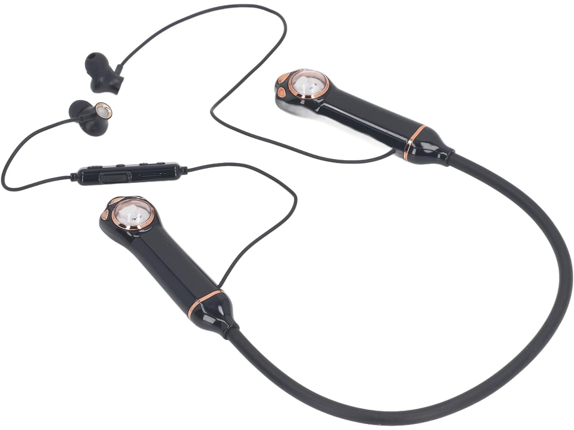 Fones De Ouvido Estéreo Magnéticos Com Faixa Pescoço Elegante E Luz
