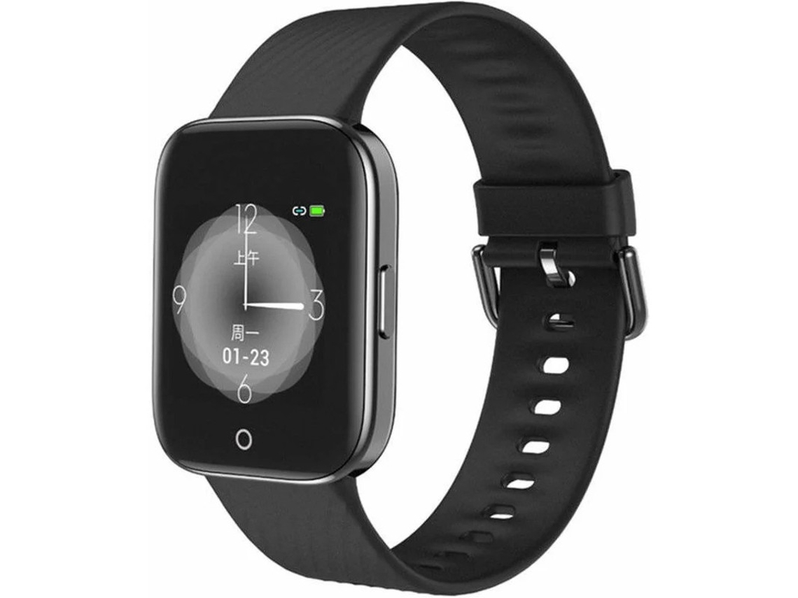 X2 Smartwatch Fitness Tracker com monitor de frequência cardíaca 24h, pressão arterial, oxigênio no sangue e som Bestvite (preto)