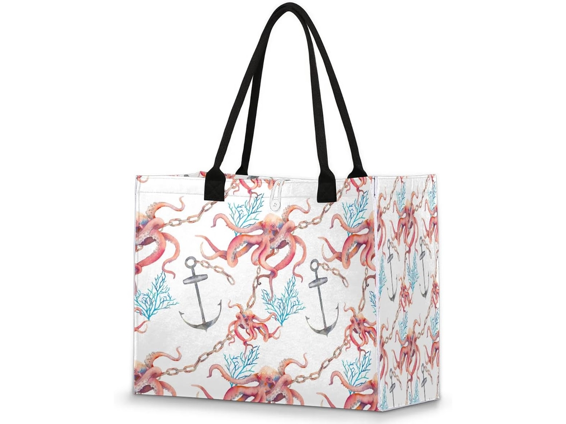 Bolsa Grande Tropicallife para Mulheres e Meninas 42 X 17 33 Cm Estampa de Ânco Designs