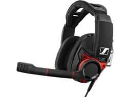 Auscultadores Gaming com Fio SENNHEISER GSP 600 (Over Ear - Multiplataforma - Noise Cancelling - Preto)