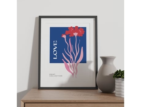 Póster Artemante NACNIC Pop. Flores de milho ilustrações artísticas modernas para decoração de interiores.