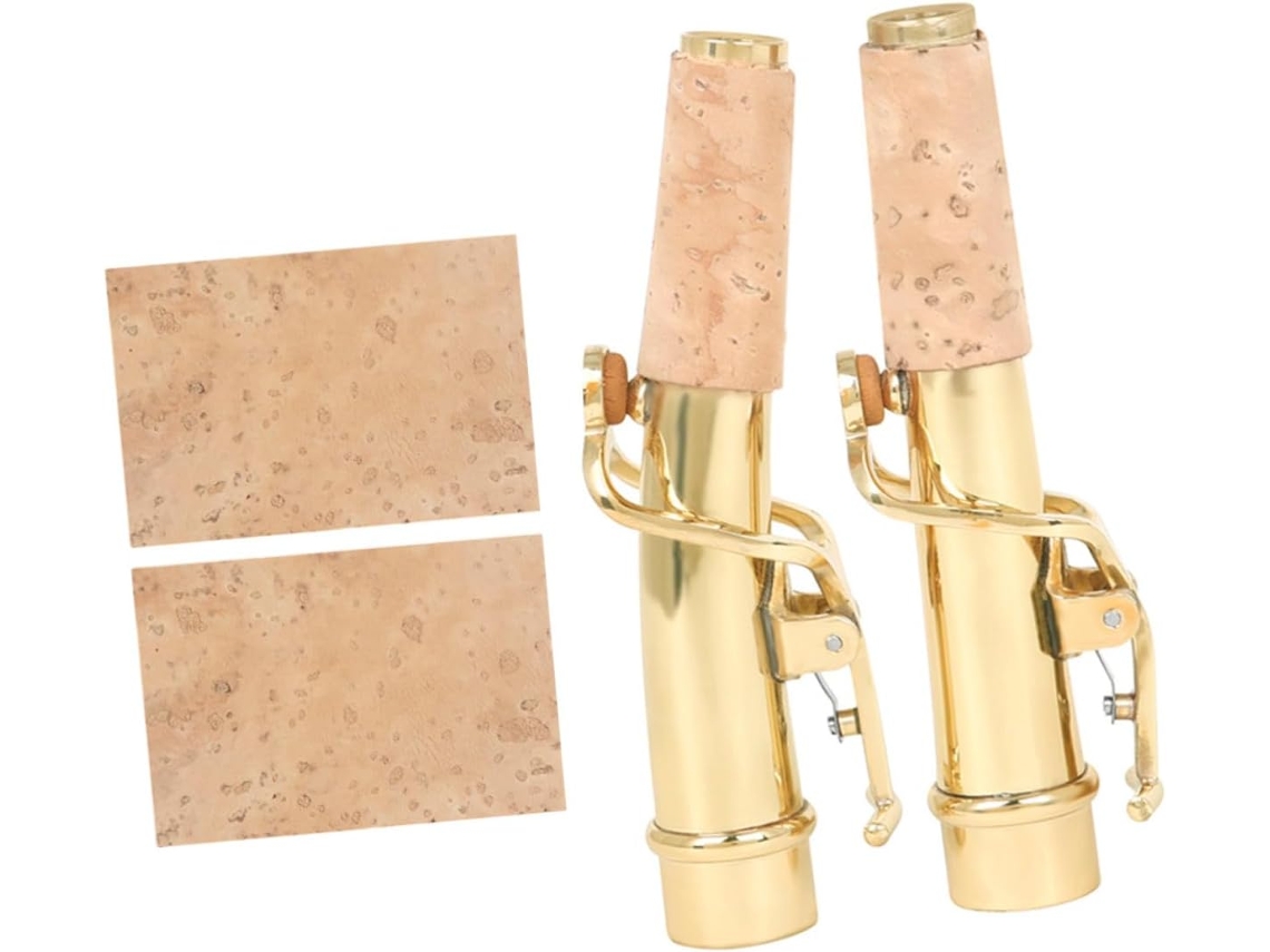Bocage Soprano De Latão Com Tudel Reto, Kit De 2 Peças Com Revestimento E Acessórios.